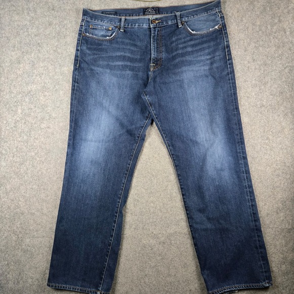 Lucky Brand Other - Lucky Brand 361 Vintage Straight Mens 42x32 Blue Denim Jeans Classic Workwear